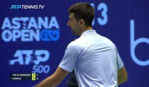 Astana - Djokovic s'impose sans difficulté face à Van De Zandschulp