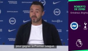 Brighton - De Zerbi : "Tottenham sera capable de gagner la Premier League"