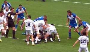 TOP 14 - Essai de Jacobus MEYER REINACH (MHR) - Castres Olympique - Montpellier Hérault Rugby - Saison 2022/2023