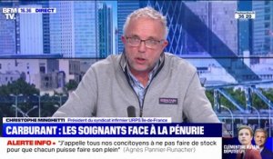 Pénurie de carburant: la colère d'un représentant des infirmiers libéraux d'Île-de-France