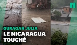 Rues inondées et toits en tôle arrachés : la tempête Julia déferle sur le Nicaragua