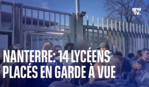Nanterre: 14 lycéens placés en garde à vue