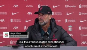 Klopp : “Mo a fait un match exceptionnel”