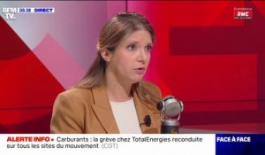 Carburants: "Si les blocages ne sont pas levés, les réquisitions pourraient avoir lieu", annonce Aurore Bergé