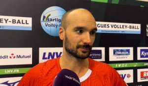 Au micro maritima: Raphaël Attié après la défaite de Martigues Volley contre Saint-Quentin