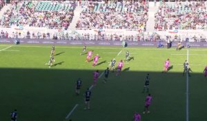 TOP 14 - Essai de Daniel IKPEFAN 2 (SP) - Section Paloise - Stade Français Paris - Saison 2022:2023