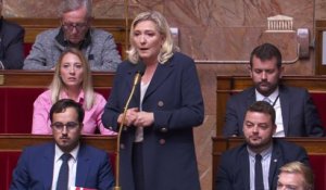 Marine Le Pen: "L'Assemblée nationale, ce n'est pas la Samaritaine"