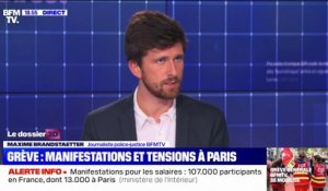 Six interpellations en marge du cortège de manifestants à Paris