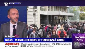 Manifestations pour les salaires: 107.000 participants en France, selon le ministère de l'Intérieur