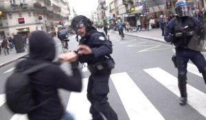 Policier pourchassé, magasin de motos vandalisé... des violences émaillent la manifestation à Paris