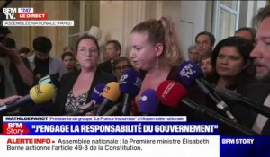 Mathilde Panot: "La Nupes a décidé de déposer une motion de censure" contre le gouvernement