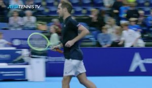 Anvers - Un passing génial de revers, la superbe balle de match remportée par Richard Gasquet