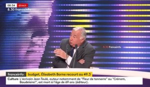 Budget : l'activation du 49.3 est le "signe d'un échec du gouvernement", réagit Gérard Larcher
