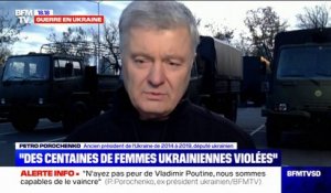Petro Porochenko: "Des centaines de femmes ukrainiennes ont été violées et tuées par les Russes"