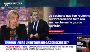"Je ne partage pas du tout son point de vue": Agnès Pannier-Runacher répond à Nicolas Sarkozy sur le gaz de schiste