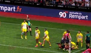 TOP 14 - Essai de Thomas RAMOS (ST) - Stade Toulousain - Stade Rochelais - Saison 2022/2023