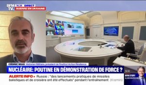 Cédric Mas:  "Si les armées de Vladimir Poutine étaient victorieuses sur le terrain, il n'aurait pas besoin de faire ce type de gesticulations"