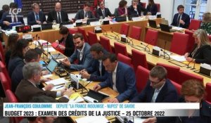 Audition à l'Assemblée nationale - Budget Justice : audition d'Éric Dupond-Moretti