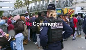 Un campement de près d'un millier de migrants évacué dans le nord de Paris
