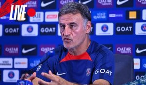 Replay : Conférence de presse de Christophe Galtier avant Paris Saint-Germain - Troyes