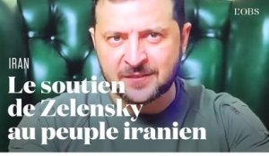 Volodymyr Zelensky adresse un message au peuple iranien