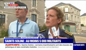 Manifestation à Sainte-Soline: "Les opérations sont particulièrement violentes", rapporte la préfecture