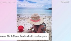 Mareva Galanter et Arthur : photo de leur fille Manava en vacances à Tahiti