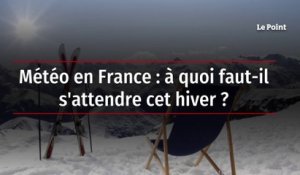 Météo en France : à quoi faut-il s'attendre cet hiver ?