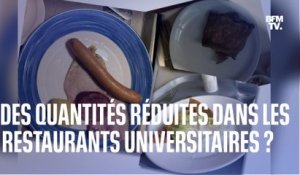 Restaurants universitaires: des étudiants alertent sur les quantités servies