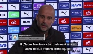 Man City - Guardiola : "Zlatan a raison, il me connaît si bien..."