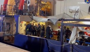 Italie : deux navires de sauvetage de migrants refusent de quitter Catane
