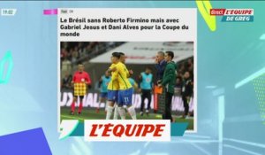 Le Brésil sans Firmino mais avec Gabriel Jesus et Dani Alves - Foot - CM