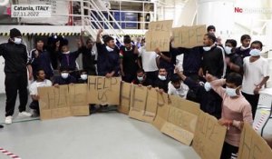 Migrants : colère des passagers du Geo Barents qui n'ont pas débarqué