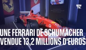 Une Ferrari de Michael Schumacher vendue 13,2 millions d'euros aux enchères