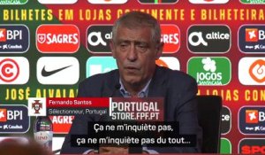 Portugal - Santos : "Ronaldo ? Ça ne m'inquiète pas du tout"