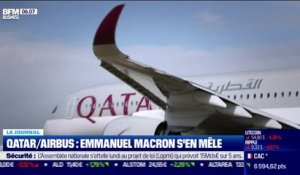 Qatar/Airbus: Emmanuel macron s'en mêle