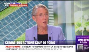 Sainte-Soline: Élisabeth Borne "condamne les violences" mais "n'emploie pas le terme" d'éco-terrorisme