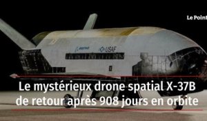 Le mystérieux drone spatial X-37B de retour après 908 jours en orbite