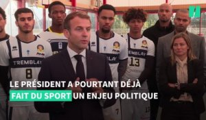 Quand Emmanuel Macron politisait le sport