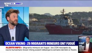 26 migrants mineurs rescapés de l'Ocean Viking ont fugué