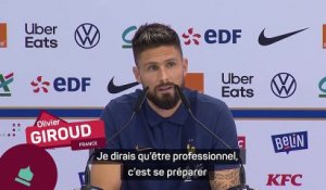 France - Giroud remplaçant ? ''Il faudra se tenir prêt à chaque instant"