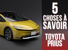 Toyota Prius, 5 choses à savoir sur la dernière génération de l'icône des hybrides