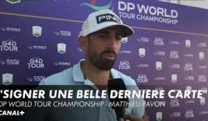 Matthieu Pavon - DP World Tour Championship 3ème tour