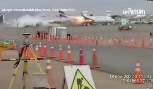 Pérou : un avion de ligne percute un camion de pompiers au décollage