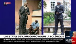 La veuve du grand sculpteur sénégalais Ousmane Sow proteste contre la restauration de sa statue de Victor Hugo par la Mairie écologiste de Besançon, qui le transforme en un "écrivain noir"