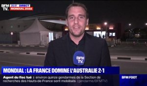 La France domine l’Australie 2-1 à la mi-temps