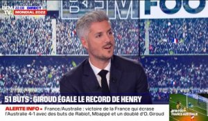 Avec 51 buts en équipe de France, Olivier Giroud égale le record de Thierry Henry