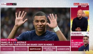 Mbappé a-t-il frappé fort d'entrée ? - Foot - CM 2022 - Bleus