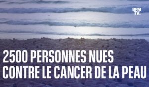 Australie: 2500 personnes posent nues sur la plage pour sensibiliser au cancer de la peau