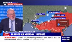 15 morts dans un bombardement russe à Kherson, dans le Sud de l'Ukraine